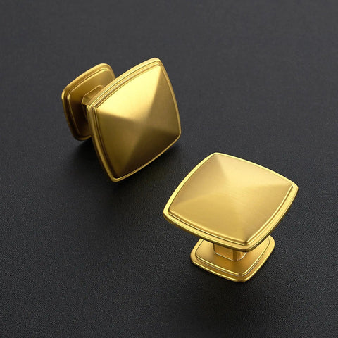 Thirty Pack Gold Cabinet Pulls Single Hole Built Tough Zinc Alloy Kitchen Drawer Handles Smooth As Silk Feel Reliable Daily Grab Top Choice For Quick Room Makeover, square design