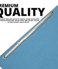 Hella Sturdy Metal Prong Paper Fastener Kit With Punch Compressor, showing heavy-duty steel prong fastener on blue paper.