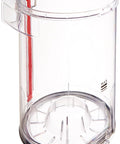 Clear dust bin assembly for vacuum cleaners DC14 and other compatible models OEM Part 908657-02 replacement dust canister.