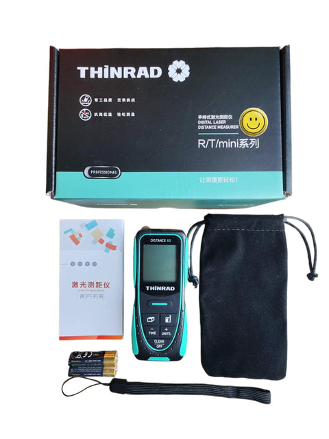 Dead On Accurate Six In One Laser Distance Meter Sixty Foot Range Class 2 Safe Beam Fast Pythagorean Slope Tracking Built Different For Real Contractors with accessories
