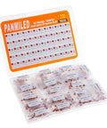 High Quality 1200 Piece Ceramic Capacitor Assortment Kit Featuring 60 Unique Values Spanning 1PF Up To 100NF Rated At 50V in storage case.