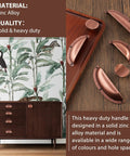 Hella Sturdy Drop Dead Gorgeous Antique Copper Cabinet Cup Pulls Solid Zinc Alloy Handle Kit With Screws For Kitchen Drawer Cupboard Wardrobe Furniture Refresh displayed on wooden dresser