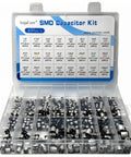 No Brainer 400Pcs SMD Aluminum Electrolytic Capacitor Kit With 24 Values From 1Uf To 1000Uf in sturdy storage box.