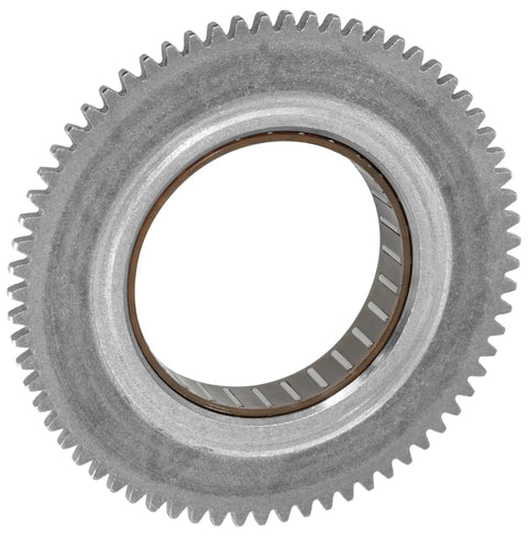 Heavy Duty Starter Clutch Needle Bearing With Sprag Idler Gear For Polaris Predator Scrambler 50 90 ATV models, silver gear with teeth.