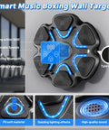 Dope Music Boxing Machine With Bluetooth Punching Trainer For Home Gym Wall Mounted LED Target 9 Speed Modes Boxing Gloves Included Kid And Adult Fitness Workout Station For Teens And Adults