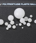 Three Hundred White Polypropylene Plastic Precision Bearing Balls 5mm Diameter G2 Grade Frosted Finish in various sizes