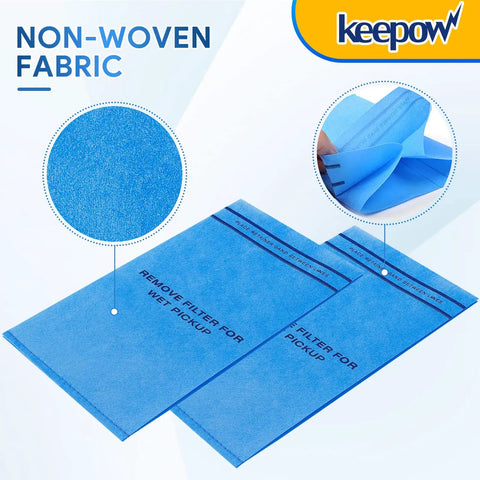 Heavy Duty Wet Dry Vac Filter 4 Pack For Stinger 2.5 To 5 Gallon Wet Dry Vacuum WS0255VA VF2000 Replacement Compatible With Workshop And Craftsman Shop Vac showing non-woven fabric
