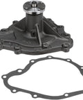 Premium Engine Water Pump With Beefed Up Internal Seals And Smoke Sealed Zero Leak Design, includes mounting gasket.