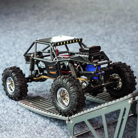 Rock Tarantula Nylon Buggy Body Shell For TRX4M 1 18 RC Crawler Upgrade with Roof LED Lights and Realistic Details on ramp