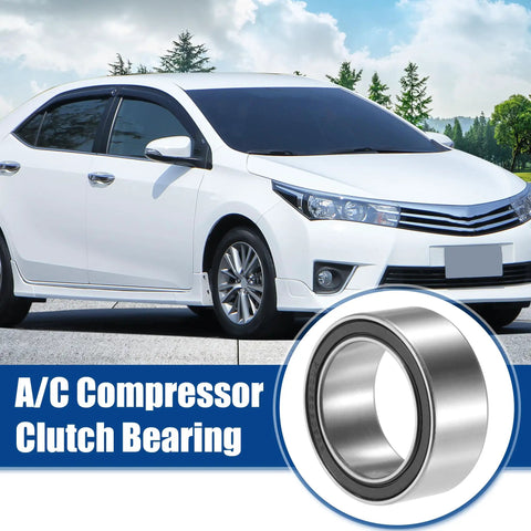 Universal Car Climate Control AC Compressor Clutch Bearing Replacement 35Mm Id By 50Mm Od By 20Mm Thick durable steel bearing with car