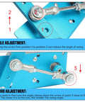 Instructions for adjusting angle and swing on DC 24V Linear Actuator Reciprocating Motor With Adjustable Swing 20 To 120 Degrees And 275 RPM