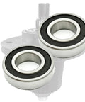 2-Pack 609-285P D-3867 Spindle Bearings C3 Grade with synthetic grease for smooth spin in mowers.