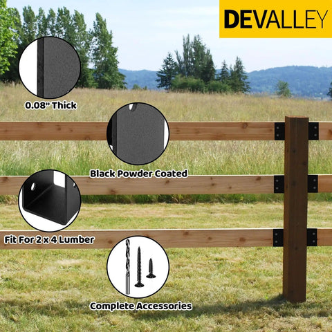 Concealed Joist Hanger Brackets For 3.5 Inch By 5.5 Inch Wood Beams Beefy Heavy Duty U Shaped Steel Brackets Matte Black Ideal For Fence