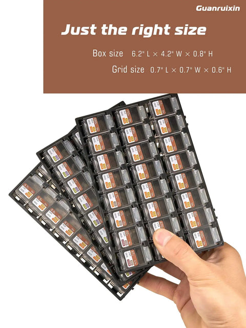 Bang For The Buck SMD Chip Capacitor Assortment Kit Standard 1206 EIA Size Packs 2610 Pieces Across 70 mainstream values in organized plastic bins.