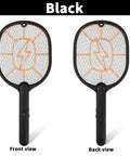 Front and back view of Two Pack Beast Mode High Voltage Bug Zapper Racket For Mosquitoes And Flies With Large 45x20 Cm Head Safe Protective Mesh