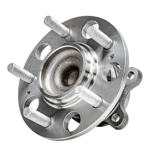 Dual Rear Wheel Bearing Hub Assembly Kit For 2008 2010 Hyundai Elantra Non Abs Setup With 5 Lug 4 Bolt Flange Mounting close-up view