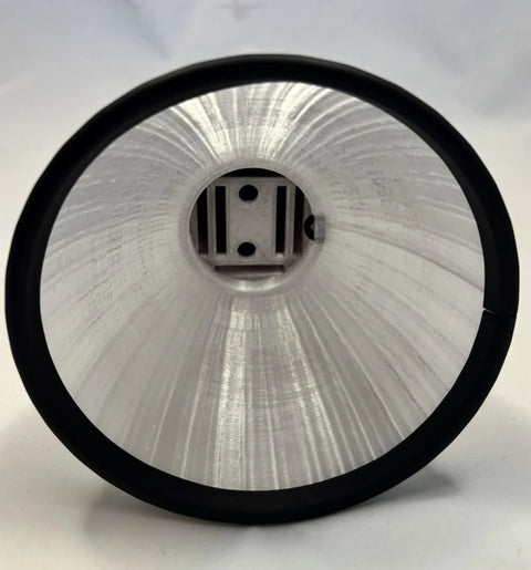 Rock Solid Fire Alarm Smoke Detector Test Tool With A Smart Pivoting Head showing the base attachment for easy use.
