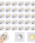 Sixty Four Piece Hidden Sew Magnetic Snap Kit Delivers Solid Hold And Zero Sweat Install With Tough Pvc Sleeve For Every Fabric Project Or Bag Upgrade showing magnetic snaps in clear sleeves.
