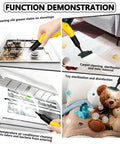 Function demonstration of EpyGnom 3000W Commercial Steam Cleaner Heavy Duty cleaning surfaces and toys.