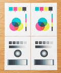 Color test print showing CMYK color spectrum and grayscale scale, ideal for testing Legit Top Grade Multipurpose Copy Printer Paper 8.5 X 11 Inches 20 Lb Bond 92 Bright White 1 Ream 500 Sheets Jam Free Laser Inkjet Ready Smooth Feed No Fuss Go To Option For Home Offices.