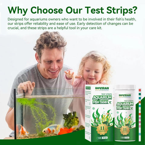 Game Changer 11 In 1 Aquarium Water Test Strips For Ph Ammonia Nitrate And Hardness 125 Ct Fish Tank Test Kit in use with family.