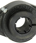 No Nonsense Hella Sturdy 1 Inch Bore Ball Bearing Unit With 3 Bolt Flange Cast Iron Housing Concentric Collar Locking Felt Labyrinth Seal