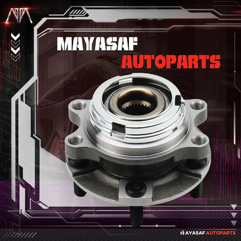 Front Wheel Hub Bearing Assembly With Integrated Abs Sensor For Infiniti G35 G37 Ex35 Fx35 Fx45 Fx50 M35 Awd Models close-up view