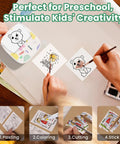 Child using Portable Mini Sticker Printer With Bluetooth Inkless Thermal Technology, 3 Roll Paper Pack for creative projects.