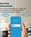 Wireless Smart Smoke Detector With Live App Alerts And Aa Battery Backup Plug And Play Wire Free Install For No Sweat Home Watching Snappy Fire Detection That Just Works - phone alert with smoke detector