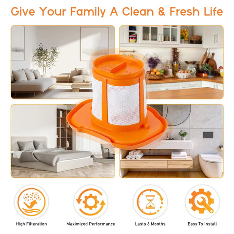 Six Pack Replacement Filter Set For HHVKF10 Compatible With Dust Buster Handheld Vacuum in home environment