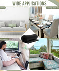 Top Shelf High Density Upholstery Foam Cushions In Deep Black for Couch Repairs and Furniture Upgrades as car seat and sofa cushions.