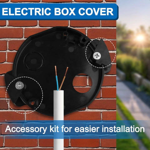 Low Profile Shallow Sconce Junction Box For Arlington Sconces Retrofit, Fits 1/2 Inch Or 5/8 Inch Drywall, 4 Inch Opening, viewed flat