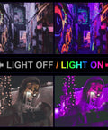 Super Bright UV Black Light 100W Flood Light With 10ft Power Cord IP66 Ultraviolet Stage Lighting effects on neon posters.