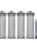 Four Pack Vacuum Filter Replacement Kit For A10 Hero A11 Hero Pure One S11 S12 PowerHero 11 Snap S12 Pro EX Cordless Vacuums High Efficiency Pre Filters Easy Fit Prolongs Suction And Extends Cleaner Life with cleaning brush
