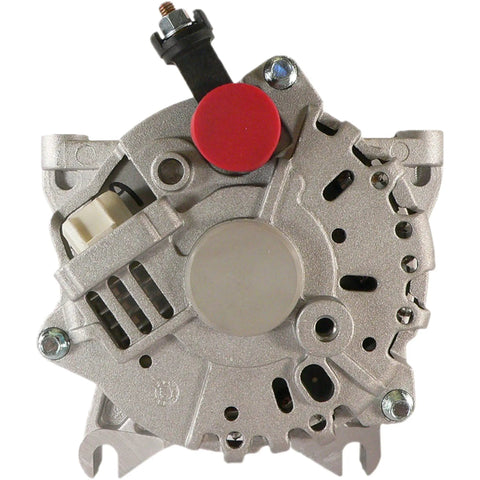 Beefed Up Alternator for Ford Expedition 2003 2004 Lincoln Navigator 5.4L 4.6L close-up with internal regulator and mounting details.