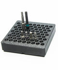 Modular 1/4-Inch Hex Bit Organizer System With 77 Slots For Fast Access Driver Bit Holder in Black Finish