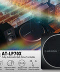 Fully Automatic Belt Drive Turntable Bundle With SAM30 3 Inch Powered Studio Monitors And Polypropylene Woofers