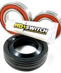 Premium Washing Machine Tub Rebuild Kit For Part 8545956 with C3 bearings, black seal, and lubricant tube for reliable installation.