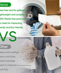 Travel Laundry Detergent Sheets Pre Measured Plastic Free Washer Strips vs liquid detergent user comparison