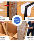 Replacement Blades For AC110 Cardboard Edge Protector Cutter Set Of 2 Heavy Duty Steel Blades With Razor Sharp Edges Left And Right Pair Original Replacement Part For Cardboard Packaging Edge Protection, used for cardboard corner protection and strapping