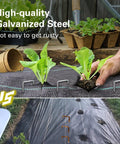 Heavy Duty 8 Inch Landscape Staples Made From 8 Gauge Galvanized Steel For Lawns, Weed Barriers, Landscape Fabric, Irrigation Hoses And Tent Pegs 125 Packs Of Rugged Rust Proof Stakes For Outdoor Use securing fabric