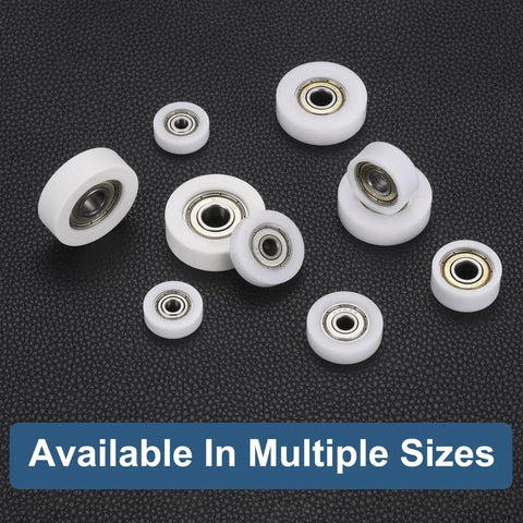 10 Pcs 625ZZ Nylon Roller Bearings 5x22x7mm White Ball Bearing Guide Smooth As Butter Operation Rock Solid Construction Hella Quiet Component Kit For Hardworking Builders And Mechanics.
