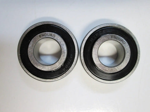 Solid As A Rock Professional Grade Drop In Fit Replacement Armature Bearings For Rockwell Delta Older Model Unisaw Table Saw set of two with black rubber seals.