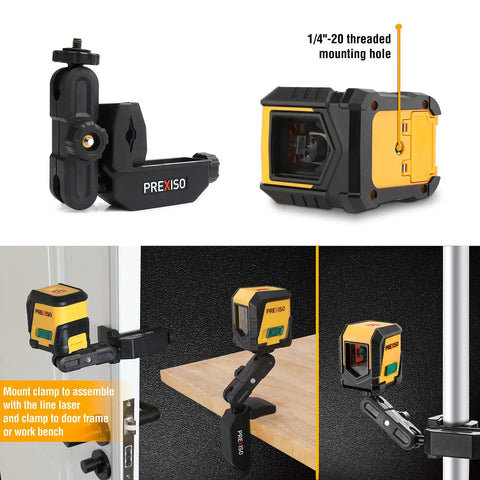 Green Beam Laser Level With Tripod, Self Leveling 65 Ft Cross Line Tool for Hanging Pictures, floor tile, and home reno projects