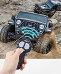 5 Wire Winch Controller With Dual Transmitters: Wireless Tow Winch Remote System For Most Trucks, ATVs, And SUVs, Weather Resistant ABS Housing, No Fuss One Hand Operation, Heavy Duty Winch Accessory, hand-held remote