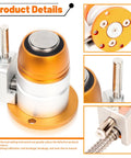 IP65 Yellow CNC Router Tool Sensor Probe 5mm Stroke Mach3 Z Axis Touch Setter Changer With 0.005mm Accuracy Normally Closed Pro Grade