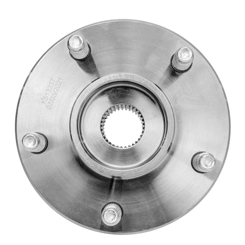 Built Tight Front Wheel Bearing Hub Assembly Replacement For 2006 2007 2008 Chevrolet HHR Non Abs five lug detail view.