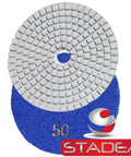 4 Inch Diamond Polishing Pads Wet Dry Set With 11 Diamond Pads And Backer Pad For Granite Concrete Marble Polishing Includes Grits 50 100