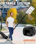 Man moving Backyard Portable Adjustable Basketball Hoop System for Indoor Outdoor Play, 44 Inch Shatterproof Backboard with Wheels
