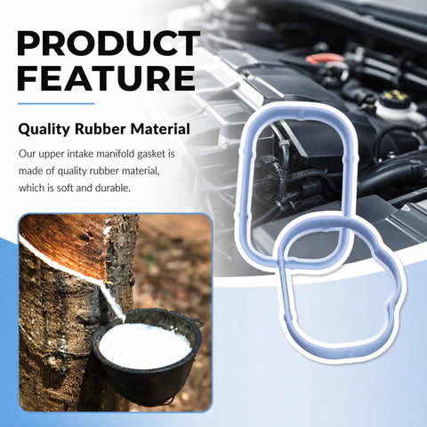 Premium Heavy Duty Upper And Lower Intake Manifold Gasket Set For Dodge Chrysler Jeep Ram 3 6L V6 Engines featuring quality rubber material.